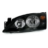 Φανάρια εμπρός led για Ford Mondeo (2000-2007) - μαύρα , με λάμπες (Η1) - σετ 2τμχ.