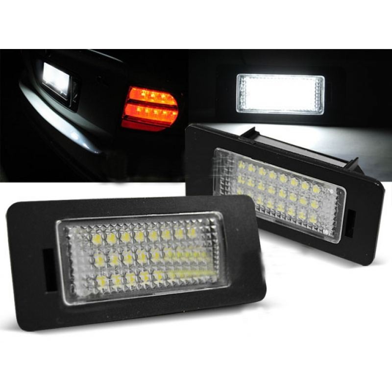 Led Φαναράκια Πινακίδας Για Audi A4 B8 / A5 B8 / Q5 8R / TT 8J / Skoda Yeti Fabia Octavia Combi / VW Passat B6 Combi Canbus Ζευγ