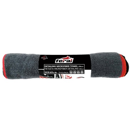 Πετσέτα Μicrofiber Feral Detailing Pro 38 x 40 cm Ρολό 3 Τεμάχια