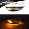 Πλαϊνά Φλας Φτερού Για Porsche  911 Carrera 991 11-16 / Boxster 718 16+ / Cayman 981 12-16 / Cayman 718 16+ Led Dynamic Άσπρα 2 