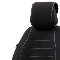 Πλατοκάθισμα Αυτοκινήτου Otom Active Line Ύφασμα Lacoste Ανάγλυφο Μαύρο ACTL-101 1 Τεμάχιο