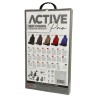 Πλατοκάθισμα Αυτοκινήτου Otom Active Pro Ύφασμα Lacoste Ανάγλυφο Καπιτονέ Γκρι ACTP-102 1 Τεμάχιο