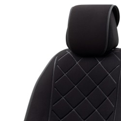 Πλατοκάθισμα Αυτοκινήτου Otom Active Pro Ύφασμα Lacoste Ανάγλυφο Καπιτονέ Μαύρο ACTP-101 1 Τεμάχιο
