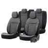 Καλύμματα Αυτοκινήτου Otom Reflective Design Universal Jacquard / Rachel / Δερματίνη Σετ Εμπρός / Πίσω 11 Τεμαχίων Μαύρο - Σκούρ