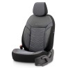 Καλύμματα Αυτοκινήτου Otom Reflective Design Universal Jacquard / Rachel / Δερματίνη Σετ Εμπρός / Πίσω 11 Τεμαχίων Μαύρο - Σκούρ