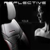 Καλύμματα Αυτοκινήτου Otom Reflective Design Universal Jacquard / Rachel / Δερματίνη Σετ Εμπρός / Πίσω 11 Τεμαχίων Μαύρο Με Κόκκ