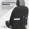 Καλύμματα Αυτοκινήτου Otom Comfortline VIP Design Universal Sued / Rachel / Δερματίνη Καπιτονέ Σετ Εμπρός / Πίσω 11 Τεμαχίων Μαύ