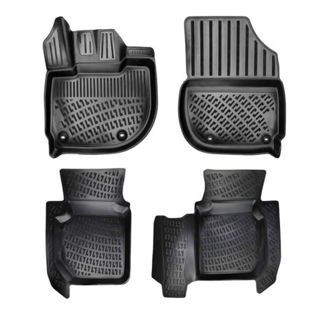 Πατάκια Σκαφάκια 3D Από Λάστιχο TPE Για Honda HR-V 2021+ Rizline 4 Τεμάχια Μαύρα