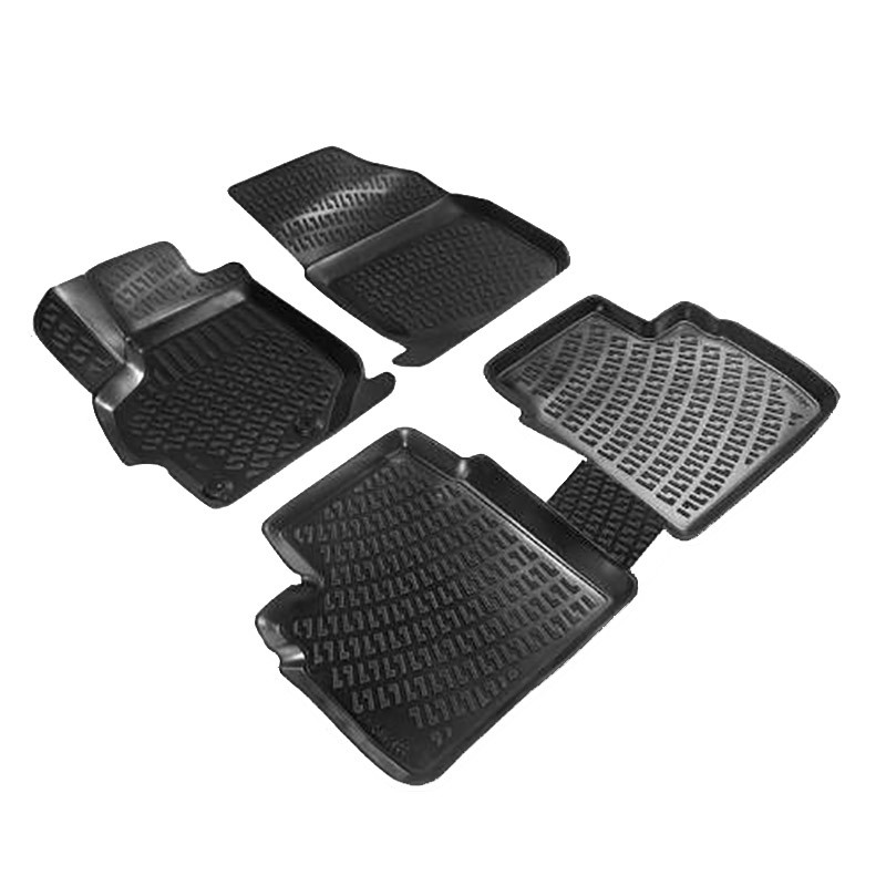 Πατάκια Σκαφάκια 3D Από Λάστιχο TPE Για Citroen C1 2005-2014 / Peugeot 107 2005-2014/ Toyota Aygo 2005-2014 Rizline 4 Τεμάχια Μα