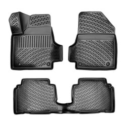 Πατάκια Σκαφάκια 3D Από Λάστιχο TPE Για Hyundai Ioniq 5 21+ Rizline 4 Τεμάχια Μαύρα