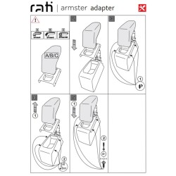 Βάση Τεμπέλη Ειδική Για Citroen C4 10-17 Armster Rati 1 Τεμάχιο