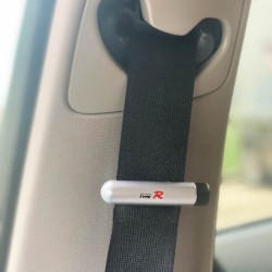 Στοπ Ζώνης Ασφαλείας Ασημί Type-R TR-2508 Ζευγάρι 2 Τεμάχια