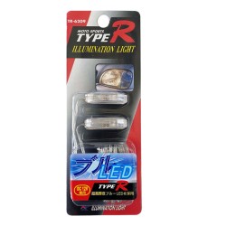 Διακοσμητικός Φωτισμός Led Λαμπάκια 3.7 x 1 cm "Exterior Lights" TR-6209 Μπλε 2 Τεμάχια
