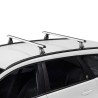 Μπάρες Οροφής Αλουμινίου CRUZ 924-026 Optima Alu S-128cm Ασημί 2 Τεμάχια