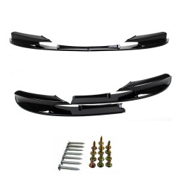 Μπροστινό Spoiler Για Bmw 3 F30/F31 11-19 M-Packet Γυαλιστερό Μαύρο M-Performance Look 2 Τεμάχια