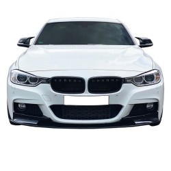 Μπροστινό Spoiler Για Bmw 3 F30/F31 11-19 M-Packet Γυαλιστερό Μαύρο M-Performance Look 2 Τεμάχια