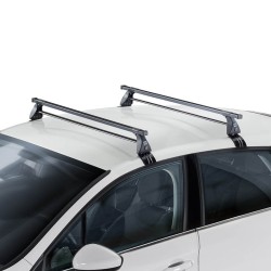 Μπάρες Οροφής Σιδερένιες CRUZ 921-004 Optima 0T-140cm Μαύρες 2 Τεμάχια