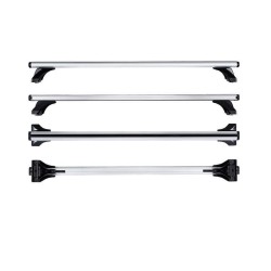Μπάρες Οροφής Αλουμινίου CRUZ 924-091 Alu Cargo AF-138cm Ασημί 2 Τεμάχια