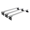 Μπάρες Οροφής Αλουμινίου CRUZ 924-098 Alu Cargo AF3-158cm Ασημί 3 Τεμάχια
