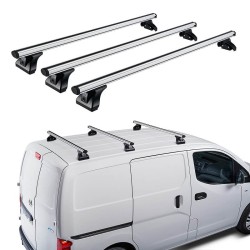 Μπάρες Οροφής Αλουμινίου CRUZ 924-096 Alu Cargo AF3-138cm Ασημί 3 Τεμάχια