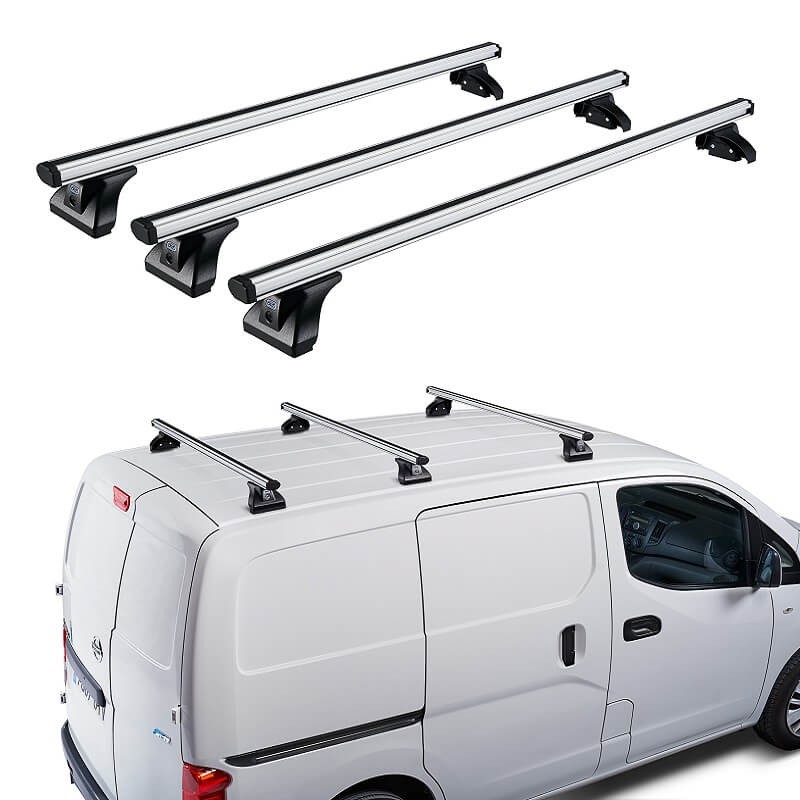 Μπάρες Οροφής Αλουμινίου CRUZ 924-096 Alu Cargo AF3-138cm Ασημί 3 Τεμάχια