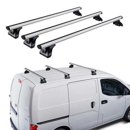 Μπάρες Οροφής Αλουμινίου CRUZ 924-096 Alu Cargo AF3-138cm Ασημί 3 Τεμάχια