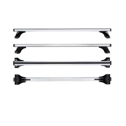 Μπάρες Οροφής Αλουμινίου CRUZ 924-096 Alu Cargo AF3-138cm Ασημί 3 Τεμάχια