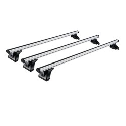 Μπάρες Οροφής Αλουμινίου CRUZ 924-096 Alu Cargo AF3-138cm Ασημί 3 Τεμάχια