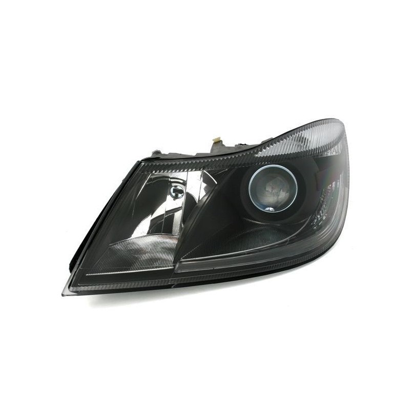 Φανάρια εμπρός led για Skoda Octavia (2008-2012) black , με λάμπες (Η1) - σετ 2τμχ.