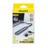 Αντάπτορας USB Hub με 4 θύρες - CL-150T - USB Type-C - AWEI - 888056