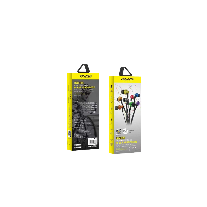 Ενσύρματα ακουστικά - ES-900i - AWEI - 889305 - Black