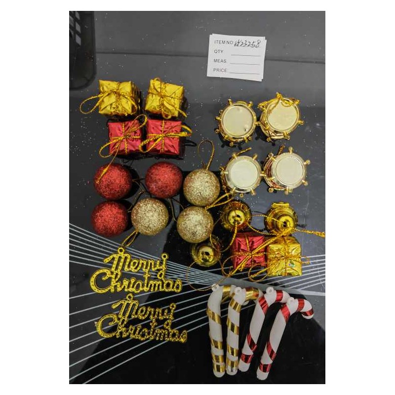 Σετ Χριστουγεννιάτικα στολίδια - 25pcs - 232588