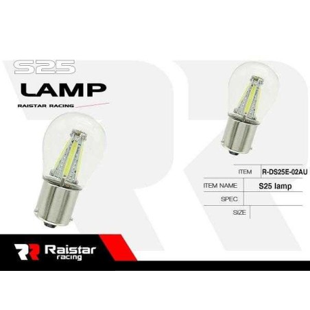 Λαμπτήρες LED διπολικοί - S25 - R-DS25E-02AU - 2pcs - 110214
