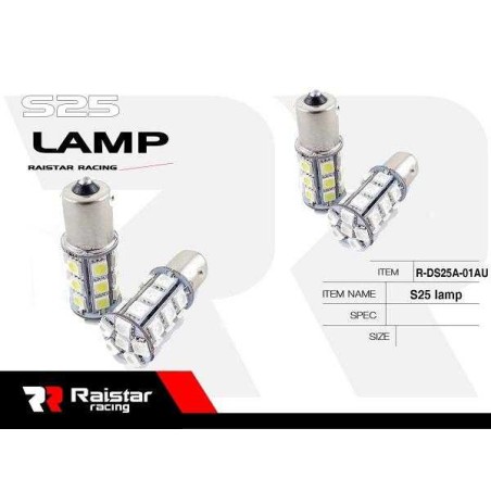 Λαμπτήρες LED μονοπολικοί - S25 - R-DS25A-01AU - 2pcs - 110199