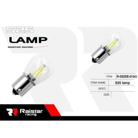 Λαμπτήρες LED μονοπολικοί - S25 - R-DS25E-01AU - 2pcs - 110211