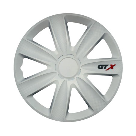 Τάσια Τροχών Αυτοκινήτου 15" GTX 112799 Carbon Λευκό CBX 4 Τεμάχια