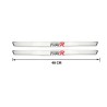 Διακοσμητικά Εσωτερικά Μασπιέ Πόρτας Universal 48cm Type-R Χρωμίου 2 Τεμάχια