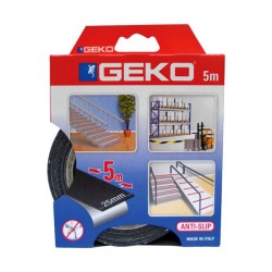 Αυτοκόλλητη Αντιολισθητική Ταινία Geko 25mm x 5m Μαύρη