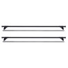 Μπάρες Οροφής Σιδερένιες CRUZ 921-000 Optima 0T-105cm Μαύρες 2 Τεμάχια