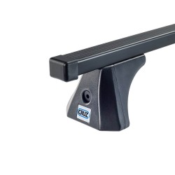 Μπάρες Οροφής Σιδερένιες CRUZ 921-305 Oplus ST-110cm Μαύρες 2 Τεμάχια