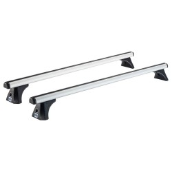 Μπάρες Οροφής Αλουμινίου CRUZ 924-705 Oplus AT-108cm Ασημί 2 Τεμάχια