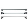Μπάρες Οροφής Αλουμινίου CRUZ 924-705 Oplus AT-108cm Ασημί 2 Τεμάχια