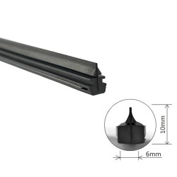 Λάστιχο Υαλοκαθαριστήρα Ανταλλακτικό 60cm Με Λαμάκια Τύπου Bosch 1 Τεμάχιο