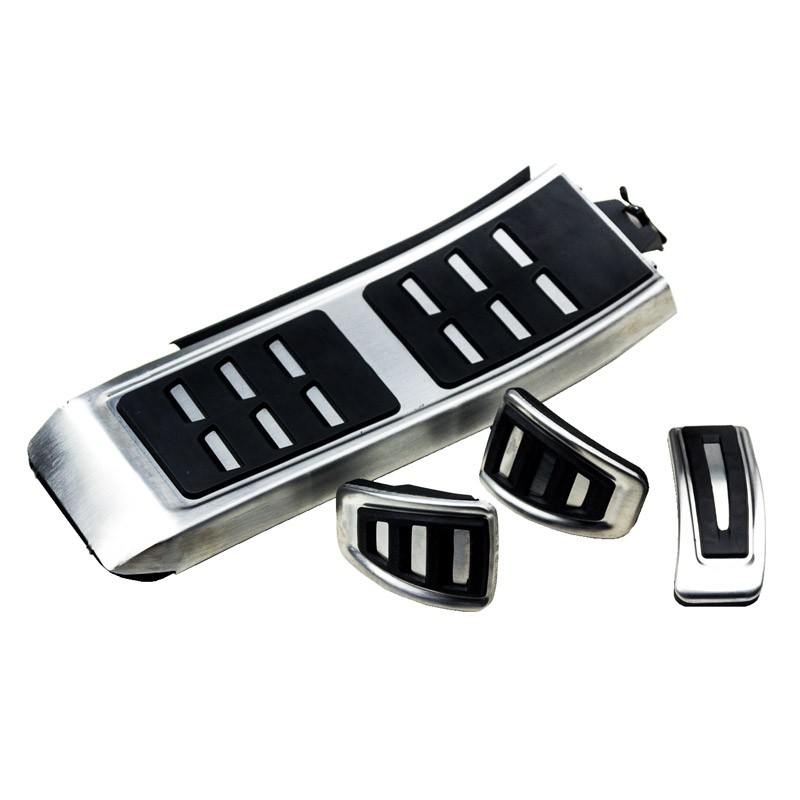 Πεντάλ Αλουμινίου Κουμπωτά Και Footrest Για Audi A4 B8 08-15 / A5 08-16 / Q3 / Q5 08-16 / A6 11-15 / A7 / A8 Χειροκίνητο Σετ 4 Τ