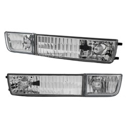 Μπροστινά Φλας Για Vw Golf 3 91-98 / Vento 92-98 Με Προβολάκι Χρώμιο 4 Τεμάχια