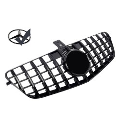 Μάσκα Για Mercedes-Benz E-Class W212 09-13 GT Amg Panamericana Look Γυαλιστερή Μαύρη 1 Τεμάχιο