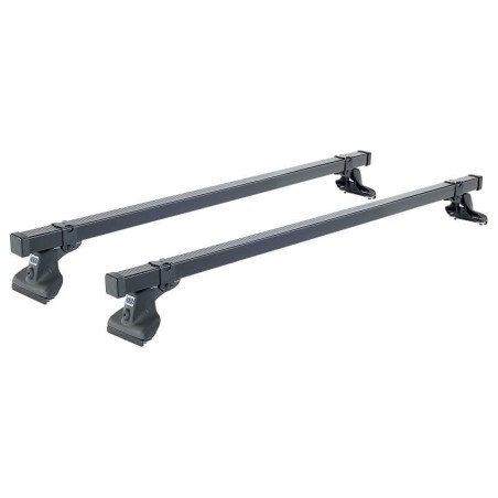 Μπάρες Οροφής Σιδερένιες CRUZ Cargo Xpro-140cm 923-203 Σετ Με Πόδια Για VW Transporter / Multivan / Caravelle T5 03-15 / T6 15+ 