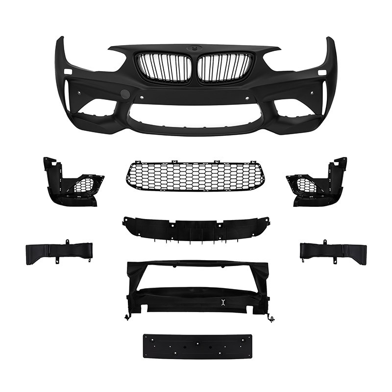 Μπροστινός Προφυλακτήρας Για Bmw 1 F20 LCI / F21 LCI  Facelift 15-19 M2 Look Κομπλέ Σετ Μετατροπής 18 Τεμαχίων