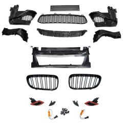 Μπροστινός Προφυλακτήρας Για Bmw 1 F20 LCI / F21 LCI  Facelift 15-19 M2 Look Κομπλέ Σετ Μετατροπής 18 Τεμαχίων
