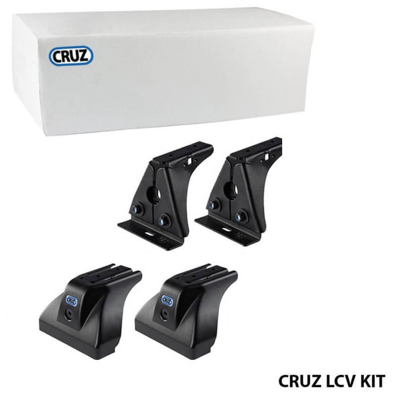 Πόδια / Άκρα Για Μπάρες & Σχάρες Οροφής CRUZ LCV 934-227 Για Dacia Dokker 13+ / Renault Express 21+ Σετ 2 Τεμάχια Για 1 Μπάρα